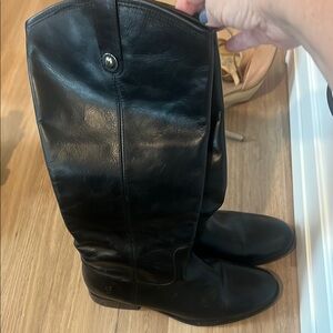Frye Black Leather Boots